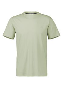 T-Shirt Lerros "Basic T-Shirt in Grossen Gr&ouml;ssen", Herren, Gr. 6XL, gr&uuml;n (bleached olive), 100% Baumwolle, Rundhals, Shirts T-Shirt