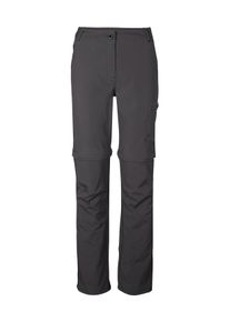 Zip-off-Hose Killtec "KOS 5 WMN PNTS", Damen, Gr. 46, Normalgr&ouml;&szlig;en, anthrazit, Obermaterial: 92% Polyester, 8% Elasthan, Hosen Zip-off-Hose, Abzippbare, wasserabweisende Funktionshose mit Stretch und Taschen