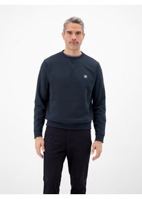Sweatshirt Lerros "Urbaner Sweatshirtstyle, weiche Haptik", Herren, Gr. M, classic navy, 50% Baumwolle, 50% Polyester, Sweatshirts Sweatshirt, Unifarbenes Herren‑Sweatshirt, hoher Tragekomfort, REGULAR FIT