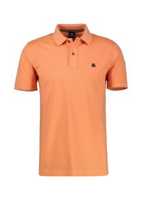 Poloshirt Lerros "Poloshirt in Gro&szlig;en Gr&ouml;&szlig;en, tonal gestreift", Herren, Gr. 5XL, pale papaya, 100% Baumwolle, ohne Ausschnitt, Shirts Poloshirt