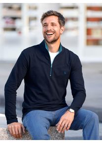 Langarmshirt Catamaran "Langarm-Shirt", Damen, Gr. 56/58, blau (marine), 100% Baumwolle, unifarben, Shirts Langarmshirt