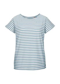 G.I.G.A. by Killtec T-Shirt "GS 38 WMN TSHRT", Damen, Gr. 38, graublau, Obermaterial: 65% Polyester, 30% Baumwolle, 5% Elasthan, G.I.G.A. DX BY KILLTEC, Rundhals, Shirts T-Shirt, Gestreiftes T-Shirt, Rundhals, elastisch, weich, strapazierf&auml;hig