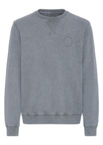 Sweatshirt Blend "BHFACTOR BB CREW SWEATSHIRT", Herren, Gr. XXL, iron gate, Sweatware, Obermaterial: 100% Baumwolle, unifarben, regular fit normal, Rundhals, Sweatshirts Sweatshirt, in gro&szlig;en Gr&ouml;&szlig;en