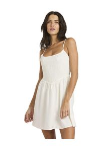 Spaghettikleid Billabong "Love Mini", Damen, Gr. L, US-Gr&ouml;&szlig;en, wei&szlig;, Obermaterial: 85% Walkfrottier, 15% Leinen;, Kleider Spaghettikleid