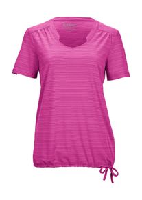 T-Shirt Killtec "KOS 46 WMN TSHRT", Damen, Gr. 42, rubinrosa, Obermaterial: 93% Polyester, 7% Elasthan, Rundhals, Shirts T-Shirt, Schnelltrocknend, feuchtigkeitstransportierend, verstellbarer Saum