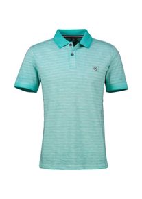 Poloshirt Lerros "Gestreiftes Poloshirt in Gro&szlig;en Gr&ouml;&szlig;en", Herren, Gr. 5XL, coastal blau, 100% Baumwolle, ohne Ausschnitt, Shirts Poloshirt
