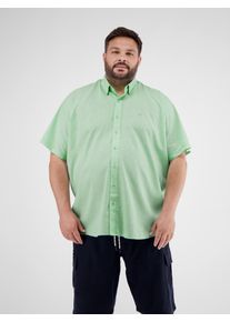 Kurzarmhemd Lerros "Herren Halbarmhemd in &Uuml;bergr&ouml;&szlig;en", Herren, Gr. 5XL, extraweit, light peppermint, 60% Polyester, 40% Baumwolle, Hemden Kurzarmhemd