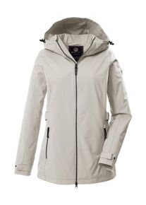 G.I.G.A. by Killtec Funktionsjacke "GS 114 WMN JCKT", Damen, Gr. 46, helltaupe, Oberseite: 100% Polyester;R&uuml;ckseite: 100% Polyester;Futter: 100% Polyester;Futter 2:, G.I.G.A. DX BY KILLTEC, Jacken Funktionsjacke, Atmungsaktiv, winddicht, wasserabweisend, Teflon EcoElite&trade;