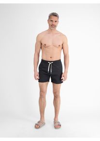 Badeshorts Lerros "Herren Beach-Shorts mit Innenhose", Herren, Gr. S, Normalgr&ouml;&szlig;en, schwarz, 100% Nylon, Badehosen Badeshorts