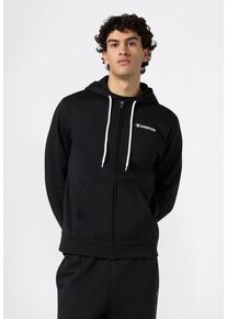 Kapuzensweatjacke Champion "Graphic Full Zip Hoodie", Herren, Gr. XL (56/58), nbk, Obermaterial: 55% Baumwolle, 45% Polyester, Sweatjacken Kapuzensweatjacke, mit Kapuze, f&uuml;r Alltag, aus Baumwolle und Polyester