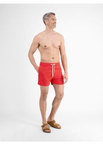 Badeshorts Lerros "Herren Beach-Shorts mit Innenhose", Herren, Gr. 3XL, Normalgr&ouml;&szlig;en, urban rot, 100% Nylon, Badehosen Badeshorts