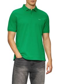 Poloshirt s.Oliver, Herren, Gr. XL, gr&uuml;n, Jersey, Obermaterial: 100% Baumwolle, unifarben, regular fit h&uuml;ftlang, Rundhals, Rippb&uuml;ndchen, Shirts Poloshirt, mit Logostickerei