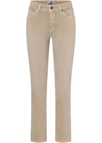 Stretch-Jeans MAC "Melanie", Damen, Gr. 40, L&auml;nge 28, golden terra, Denim/Jeans, Obermaterial: 88% Baumwolle, 8% Elastomultiester, 4% Elasthan, figurbetont lang, Jeans Stretch-Jeans, Gerade geschnitten