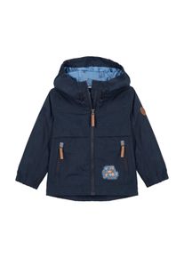 Funktionsjacke "FIOS 7 MNS JCKT", Kinder, Gr. 110/116, navy, Obermaterial: 100% Polyester;Futter: 100% Polyester, FIRST INSTINCT BY Killtec, Jacken Funktionsjacke, Wasserdichte Kinderjacke mit Kapuze, Kinnschutz und Namensetikett