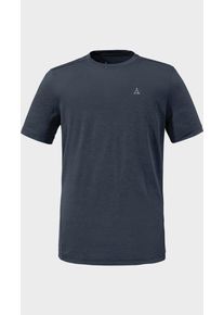 Sch&ouml;ffel Funktionsshirt SCH&Ouml;FFEL "CIRC T Shirt Tauron M", Herren, Gr. 46, blau (8820, blau), Oberstoff: 100% Polyester, Rundhals, Shirts Funktionsshirt
