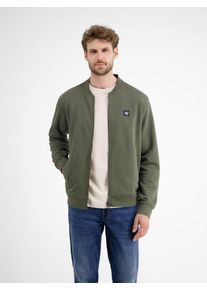 Sweatjacke Lerros "College-Sweatjacke f&uuml;r Herren", Herren, Gr. S, nordic olive, 50% Baumwolle, 50% Polyester, Sweatjacken Sweatjacke