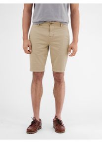 Bermudas Lerros "Stretch-Bermuda, Comfort Fit", Herren, Gr. 31, beige (light dune beige), 98% Baumwolle, 2% Elasthan, Hosen Bermudas