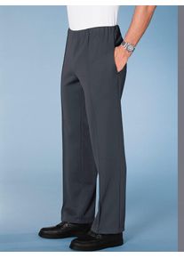 Relaxhose, Herren, Gr. 46, Normalgr&ouml;&szlig;en, grau (anthrazit), 80% Polyacryl, 20% Baumwolle, unifarben, lang, Hosen Relaxhose