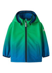 Softshelljacke name it "NMMMALTA05 SOFTSHELL JACKET DIPDYE FO", Jungen, Gr. 92, imperial blau, Softshell, Obermaterial: 95% Polyester, 5% Elasthan, gemustert, regular fit, elastischer Bund, Jacken Softshelljacke, wasserdicht, atmungsaktiv und winddicht