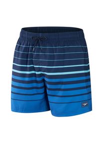 Badeshorts Speedo "PLMT LEISURE WSHT AM", Herren, Gr. S, N-Gr, blau, Obermaterial: 100% Polyester, Badehosen Badeshorts, mit Seitentaschen mit Drainage, mit Tunnelzugbund