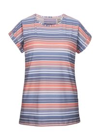 G.I.G.A. by Killtec T-Shirt "GS 41 WMN TSHRT", Damen, Gr. 44, dunkelblau, Obermaterial: 65% Polyester, 30% Baumwolle, 5% Elasthan, G.I.G.A. DX BY KILLTEC, Rundhals, Shirts T-Shirt, Weiches, strapazierf&auml;higes T-Shirt mit gestreiftem Design