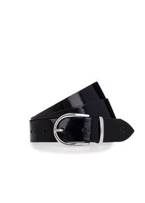 Lederg&uuml;rtel Tamaris, Damen, Gr. 90, schwarz, Rindsleder, G&uuml;rtel Lederg&uuml;rtel, 3 cm breit, mit Crasheffekt, klassische Dornschnalle