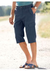 Bermudas Catamaran, Herren, Gr. 48, Normalgr&ouml;&szlig;en, blau (dunkelblau), 98% Baumwolle, 2% Elasthan, unifarben, kurz, Hosen Bermudas