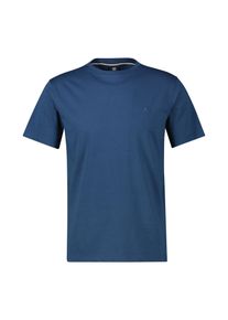 T-Shirt Lerros "Basic T-Shirt in Grossen Gr&ouml;ssen", Herren, Gr. 5XL, storm blau, 100% Baumwolle, Rundhals, Shirts T-Shirt
