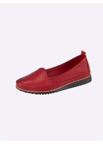 Slipper Andrea Conti, Damen, Gr. 41, rot, Glattleder, Leder, Schuhe Slipper