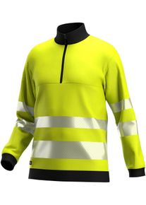 Kapuzensweatjacke SAFETY JOGGER WORKS "Bekleidung 012559 Safety Jogger Scuti", Herren, Gr. L, gelb, Obermaterial: 100% Nylon NY., Sweatjacken Kapuzensweatjacke
