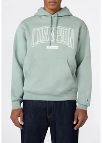 Kapuzensweatshirt Champion "COLLEGE Relax Fit Fleece Hoodie", Herren, Gr. XL, ige, Obermaterial: 85% Baumwolle, 15% Polyester, normal, Rundhals, Sweatshirts Kapuzensweatshirt, mit Kordelverschluss, sportlicher Stil, Rundhalsausschnitt