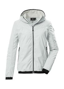 Funktionsjacke Killtec "KOS 22 WMN JCKT", Damen, Gr. 46, graugr&uuml;n, Obermaterial: 100% Polyester;Futter: 100% Polyester, Jacken Funktionsjacke, Superleichte, wasserdichte Damenjacke, verstaubar, atmungsaktiv
