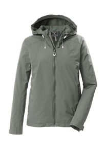 Funktionsjacke Killtec "KOS 72 WMN JCKT", Damen, Gr. 46, gr&uuml;n, Obermaterial: 100% Polyester;Futter: 100% Polyester, Jacken Funktionsjacke, Wasser- und winddicht, atmungsaktiv, verstellbare Kapuze