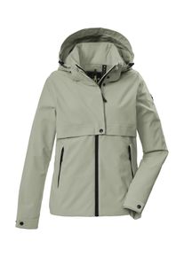 G.I.G.A. by Killtec Funktionsjacke "GS 79 WMN JCKT", Damen, Gr. 46, dunkelgr&uuml;n, Oberseite: 100% Polyester;R&uuml;ckseite: 100% Polyester;Futter: 100% Polyester, G.I.G.A. DX BY KILLTEC, Jacken Funktionsjacke, Wind- und wasserdichte Damenjacke mit abnehmbarer Kapuze