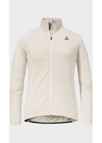 Sch&ouml;ffel Strickpullover SCH&Ouml;FFEL "Longsleeve Style Kubena WMS", Damen, Gr. 36, beige (9040, natur), Oberstoff: 89% Polyester, 11% Elasthan, Rundhals, Pullover Strickpullover