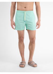 Badeshorts Lerros "Herren Beach-Shorts mit Innenhose", Herren, Gr. M, Normalgr&ouml;&szlig;en, iced mint, 100% Nylon, Badehosen Badeshorts