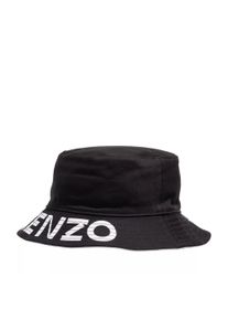 Kenzo Caps & M&uuml;tzen - Bucket Hat Reversible - Gr. S - in Schwarz - f&uuml;r Damen