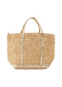 Vanessa Bruno Shopper & Totes - Moon Mm Hobo Bag - Greige - Leather - Gr. unisize - in Beige - f&uuml;r Damen