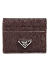 Prada Portemonnaies - Credit Card Holder - Gr. unisize - in Braun - f&uuml;r Damen