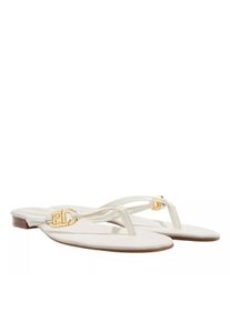 Lauren by Ralph Lauren Lauren Ralph Lauren Sandalen - Emalia Sandals Flip Flop - Gr. 35 (EU) - in Creme - f&uuml;r Damen