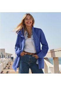 LANDS' END Wasserdichte Regenjacke SQUALL mit Packfach, Damen,  Blau, Polyester, by Lands' End