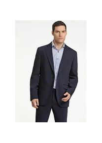 Anzugsakko LINDBERGH "Anzugjacke Modern Fit", Herren, Gr. 52, blau (navy), Obermaterial: 54% Polyester, 44% Wolle, 2% Elasthan; Futter: 95% Polyester, 5% Elasthan, Sakkos