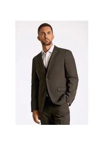 Anzugsakko LINDBERGH "Anzugjacke Modern Fit", Herren, Gr. 27, braun (braun mel), Obermaterial: 54% Polyester, 44% Wolle, 2% Elasthan; Futter: 95% Polyester, 5% Elasthan, Sakkos