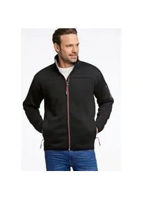 JACK'S INN 54 Strickcape JACK&rsquo;S "Sweatshirt Comfort Fit", Herren, Gr. L, schwarz, Obermaterial: 100% Polyester, Strickjacken