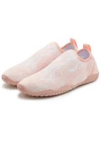 Aquaschuh Venice Beach "Badelatsche, Badeschuhe", Damen, Gr. 41, orange (peach, wei&szlig;), Obermaterial: 100% Textilmaterial. Decksohle: 100% Textilmaterial. Futter: 100% Textilmaterial. Laufsohle: 100% Synthetik, mehrfarbig, Schuhe, zum Reinschl&uuml;pfen, Slipper, Wasserschuh VEGAN