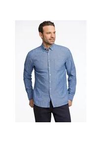 JACK'S INN 54 Leinenhemd JACK&rsquo;S "Leinenhemd Regular Fit", Damen, Gr. XXL, Normalgr&ouml;&szlig;en, blau (navy), Obermaterial: 55% Leinen, 45% Baumwolle, Hemden