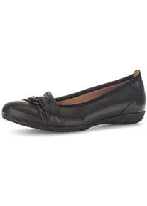 Ballerina Gabor "Sportliche Ballerina", Damen, Gr. 36, schwarz, Schuhe Ballerina