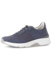 Sneaker Gabor "Sneaker low", Damen, Gr. 42, blau, Schuhe Sneaker