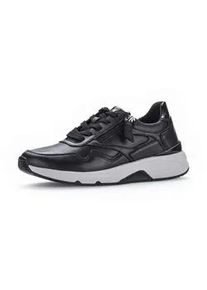 Sneaker Gabor "Sneaker low", Damen, Gr. 44, schwarz, Schuhe Sneaker