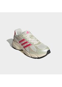 Sneaker adidas Sportswear "TECHNOCHAOS 2000", Damen, Gr. 42, sanftes wei&szlig;, better scarlet, bliss pink, Synthetik, Textil, Schuhe Sneaker, inspiriert vom Design des adistar control
